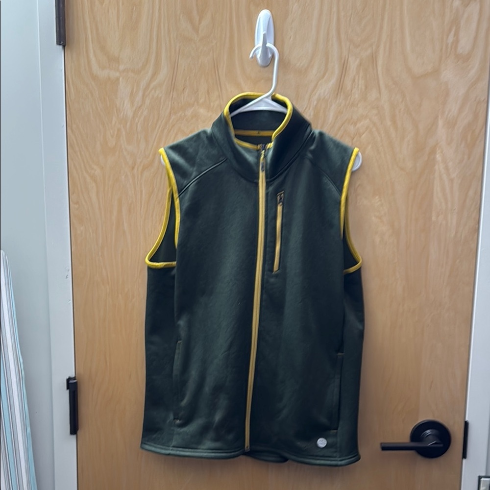 L.L. Bean Green and Yellow Vest